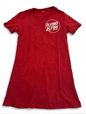 Flying Fish Red Tee w/Logo on Back & Front